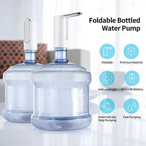 Portable Electric Water Dispenser Pump Bottle Foldable