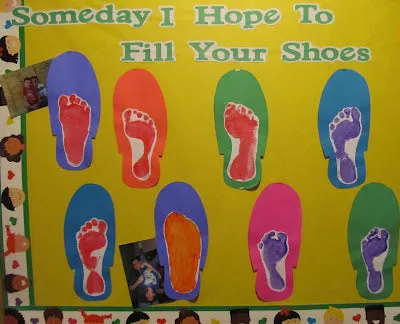 "Someday I Hope To Fill Your Shoes!" - Father's Day Bulletin Board Idea
