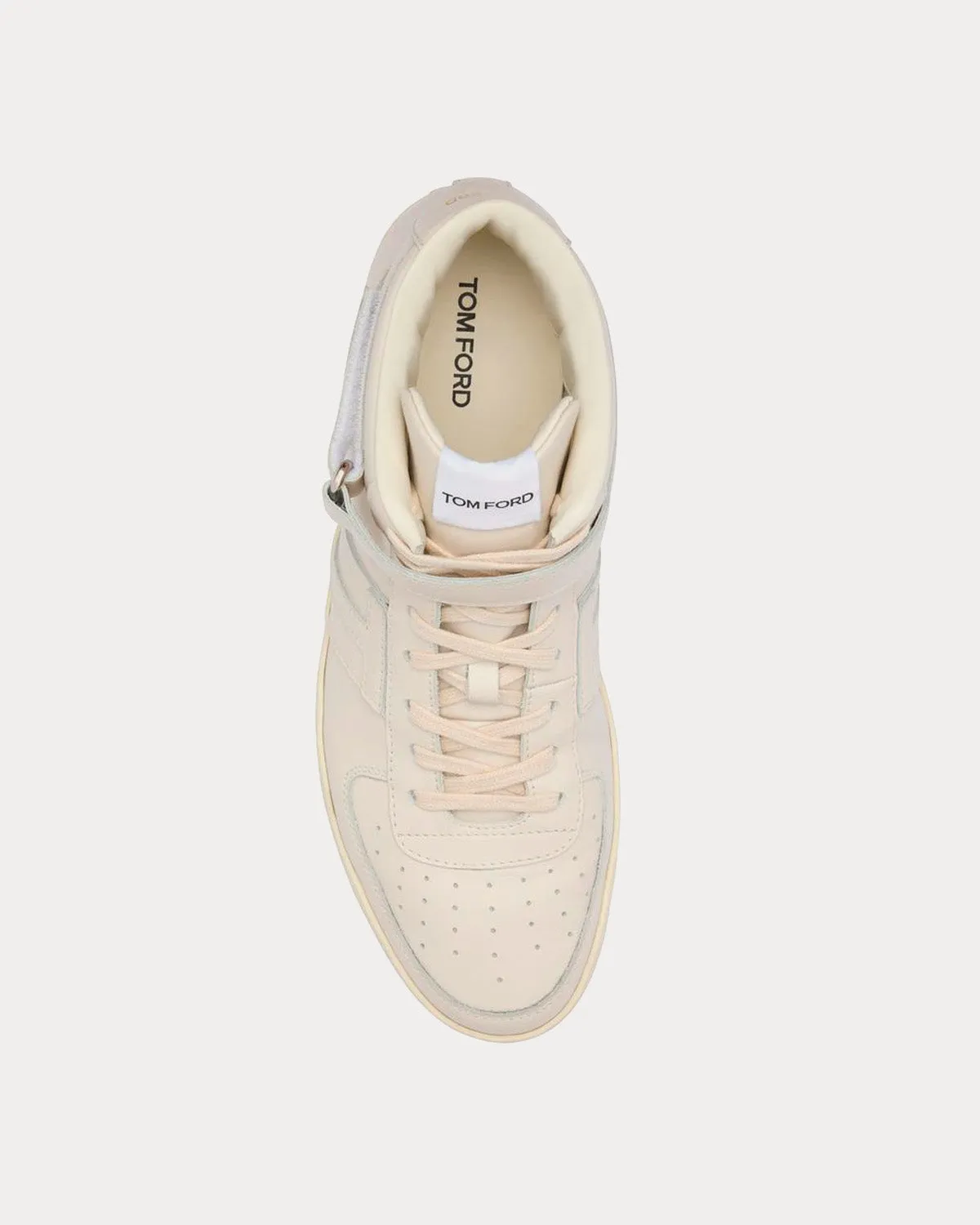 Radcliffe Smooth Leather Marble / Amber High Top Sneakers