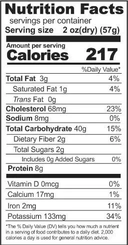 Rainy Day Foods Curly Egg Noodles Medium 10 lbs Box - 81 Servings