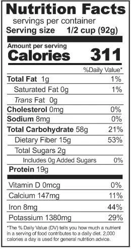 Rainy Day Foods Gluten-Free Black Turtle Beans 6 (Case of Six) #10 Cans - 157 Servings