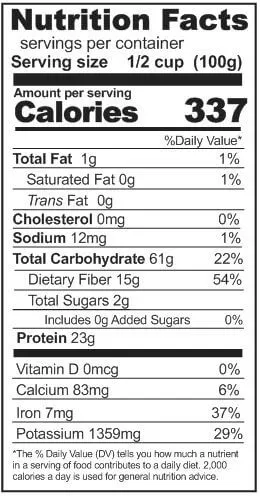 Rainy Day Foods Gluten-Free Small Red Beans 86 oz #10 Can - 24 Servings