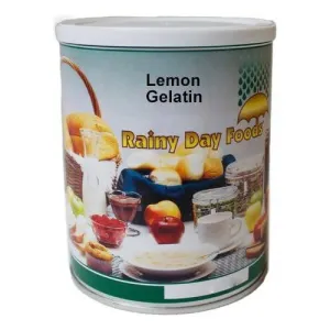 Rainy Day Foods Lemon Gelatin 27 oz #2.5 Can - 30 Servings