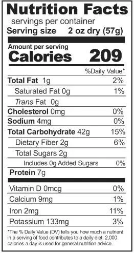 Rainy Day Foods Macaroni Elbows 50 oz #10 Can - 25 Servings