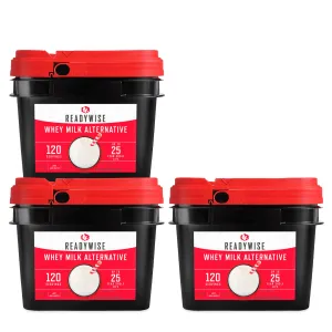 ReadyWise - 120 Serving Whey Milk Bucket - 3 Pack