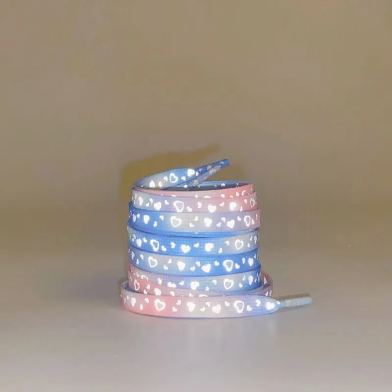 Reflective Star Galaxy & heart Shoelaces – Luminous Rope for Men & Women