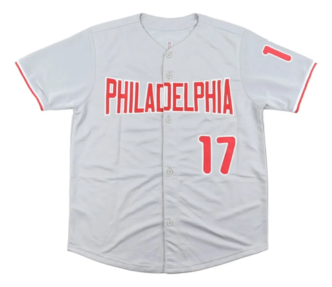 Scott Rolen Philadelphia Signed Gray Baseball Jersey BAS