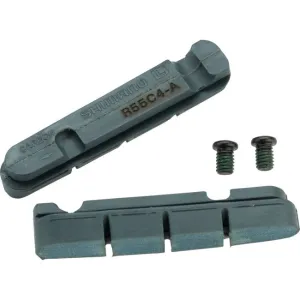 SHIMANO R55C4-A Cartridge-Type Brake Shoes, for Carbon Wide Rim -1mm Thinner Pair - Y8PP98060