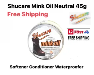 Shoe Care Products Shucare Mink Oil Neutral 45g