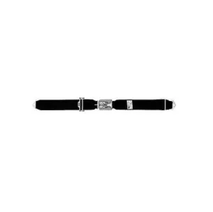 Simpson 5-Point Latch F/X Lap Belt - Pull Down Adjust - 62" Bolt-In - Black