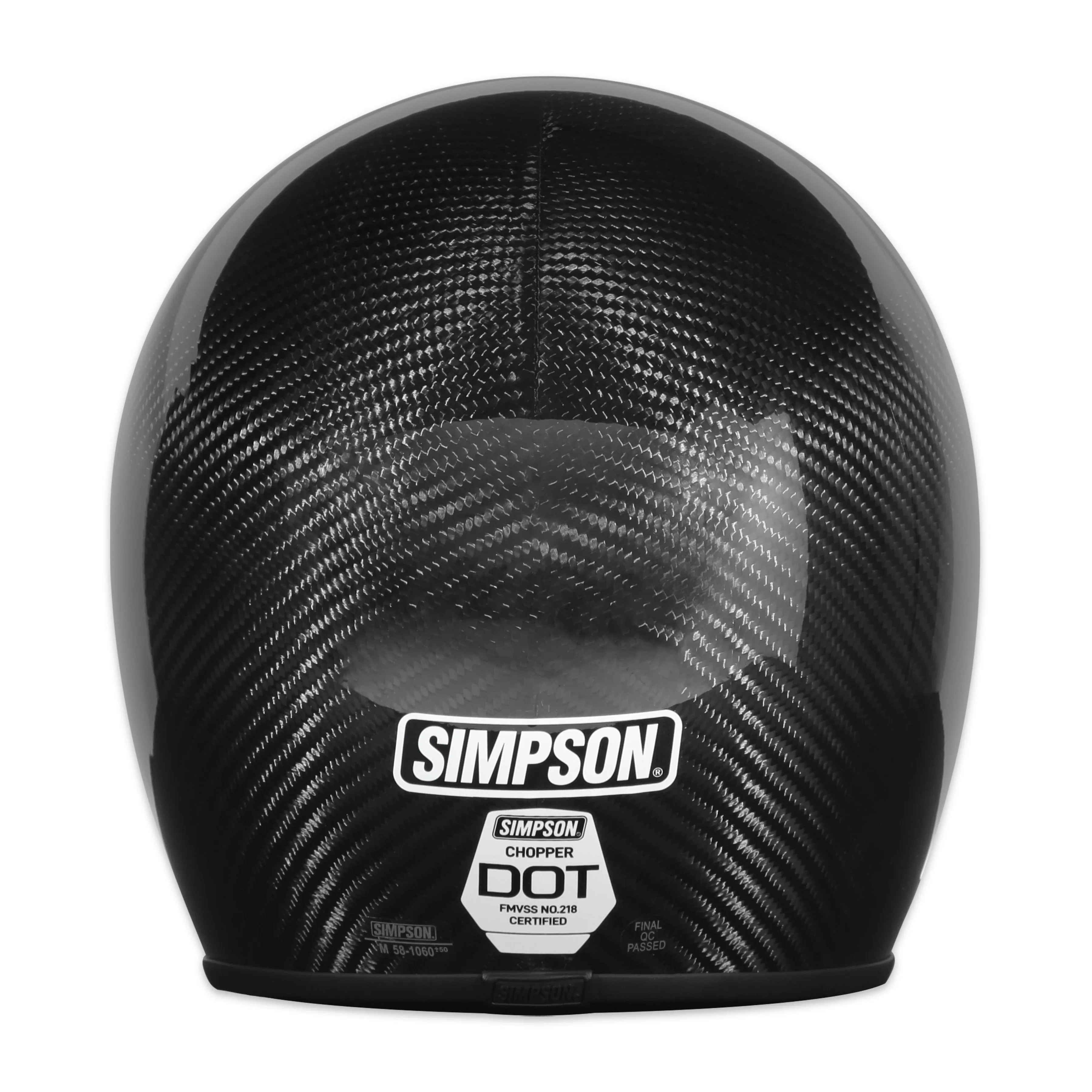 Simpson Chopper Helmet - Carbon Fiber