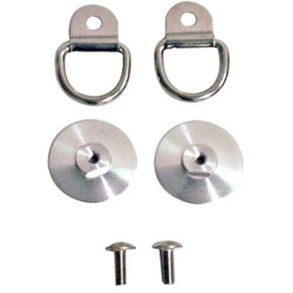 Simpson Hybrid D-Ring Helmet Kit - For SA2010 Helmets & Older (Includes Nutwashers)