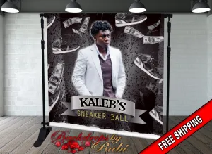 Sneaker ball Backdrop, Sneakers, Sneaker party, 50th Birthday Backdrop, Men's Backdrop, Men's Birthday Backdrop, 30th Birthday, Men's 50th birthday Backdrop, 40th Birthday Backdrop