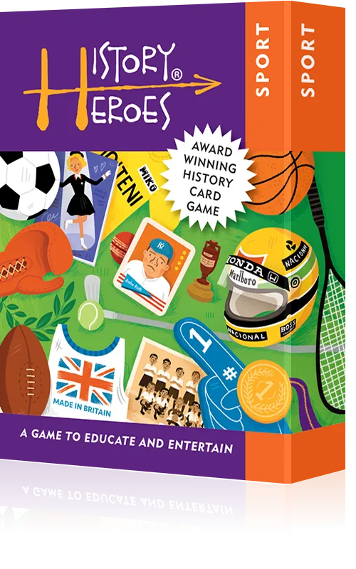 Sport Heroes in History Quiz Card Game - Award Winning!