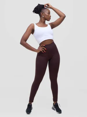 Stylish Sisters Comfy Tights Legging - Brown
