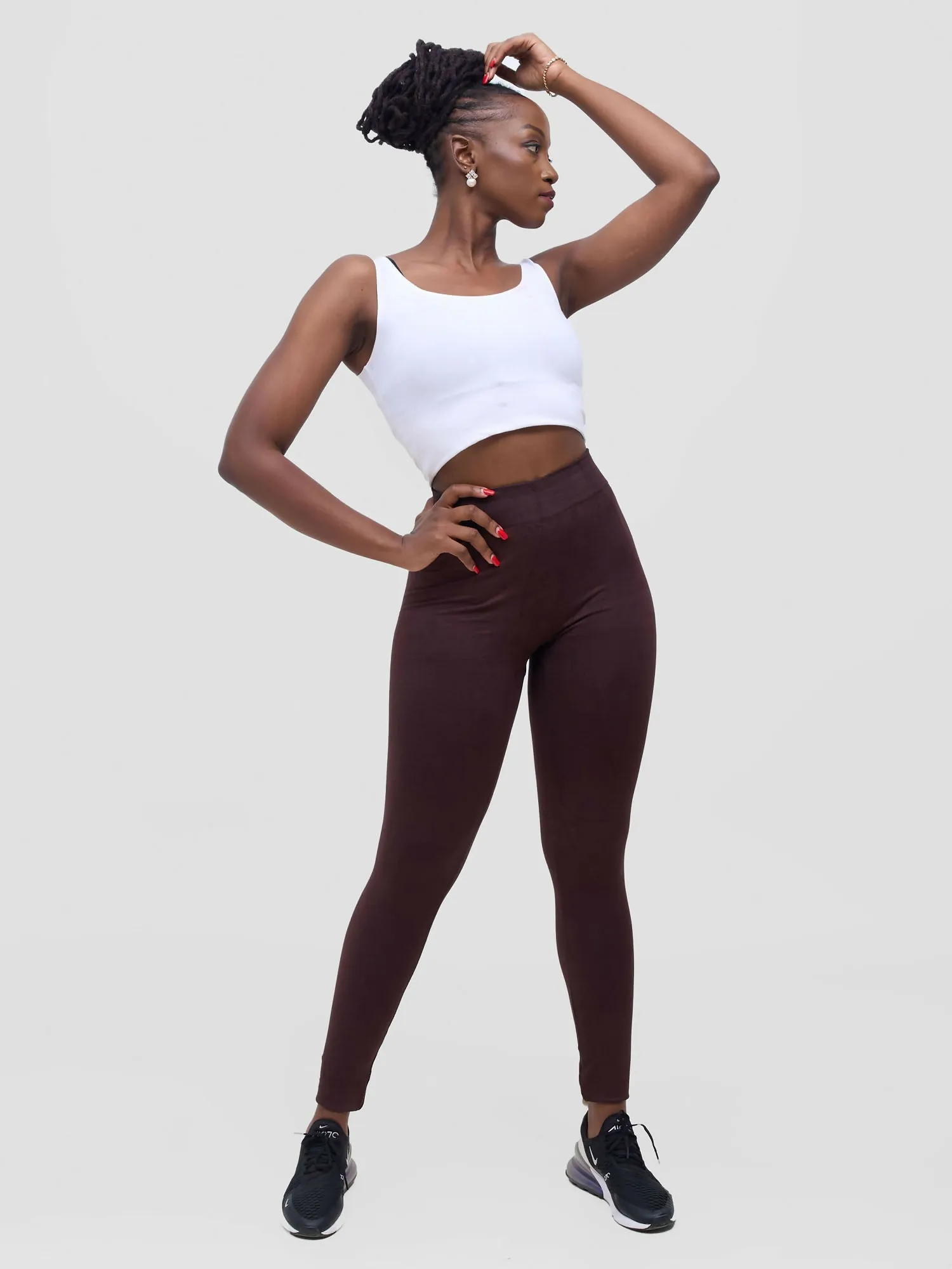 Stylish Sisters Comfy Tights Legging - Brown