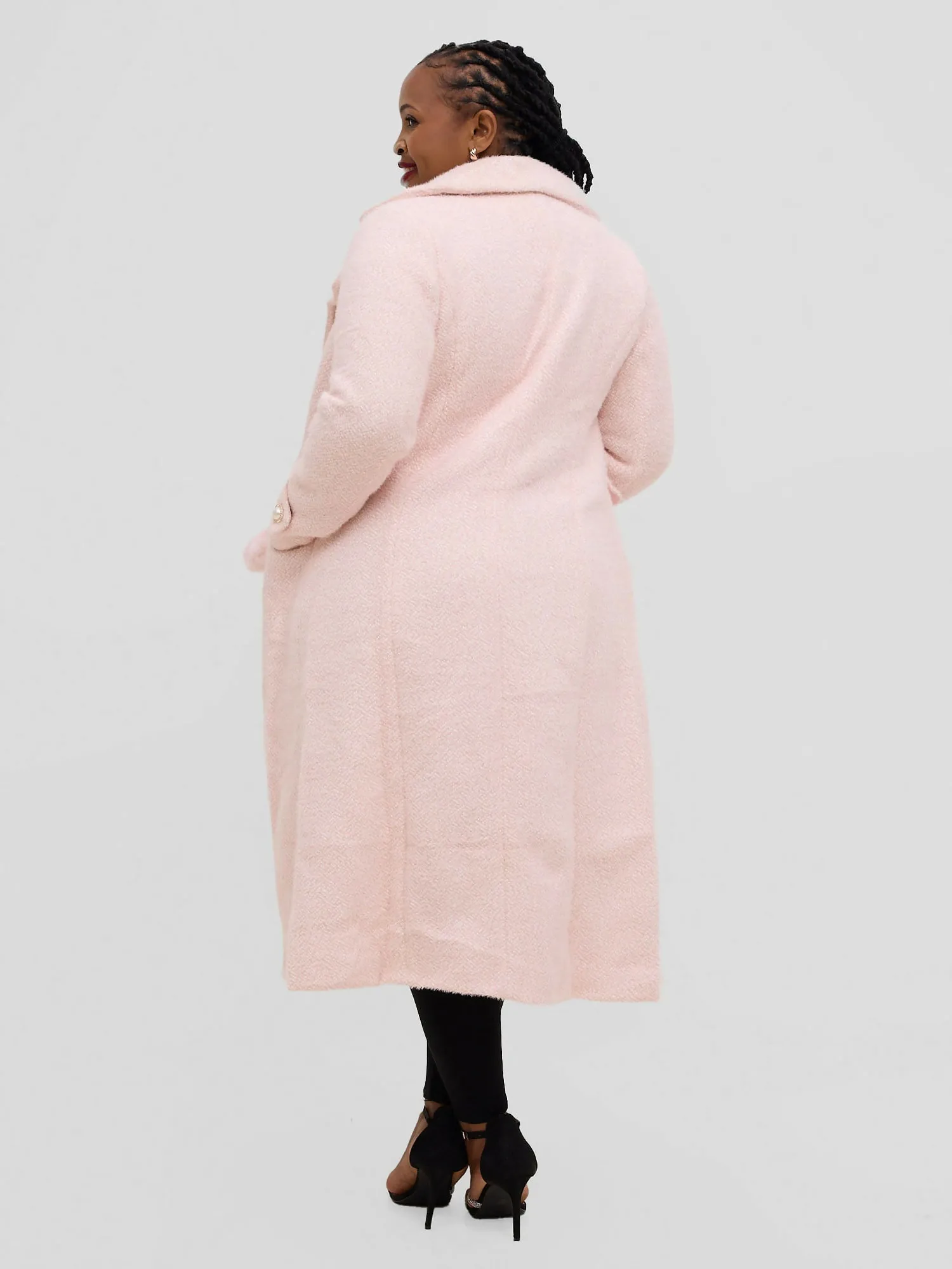 Stylish Sisters Trench Coat Jacket - Pink