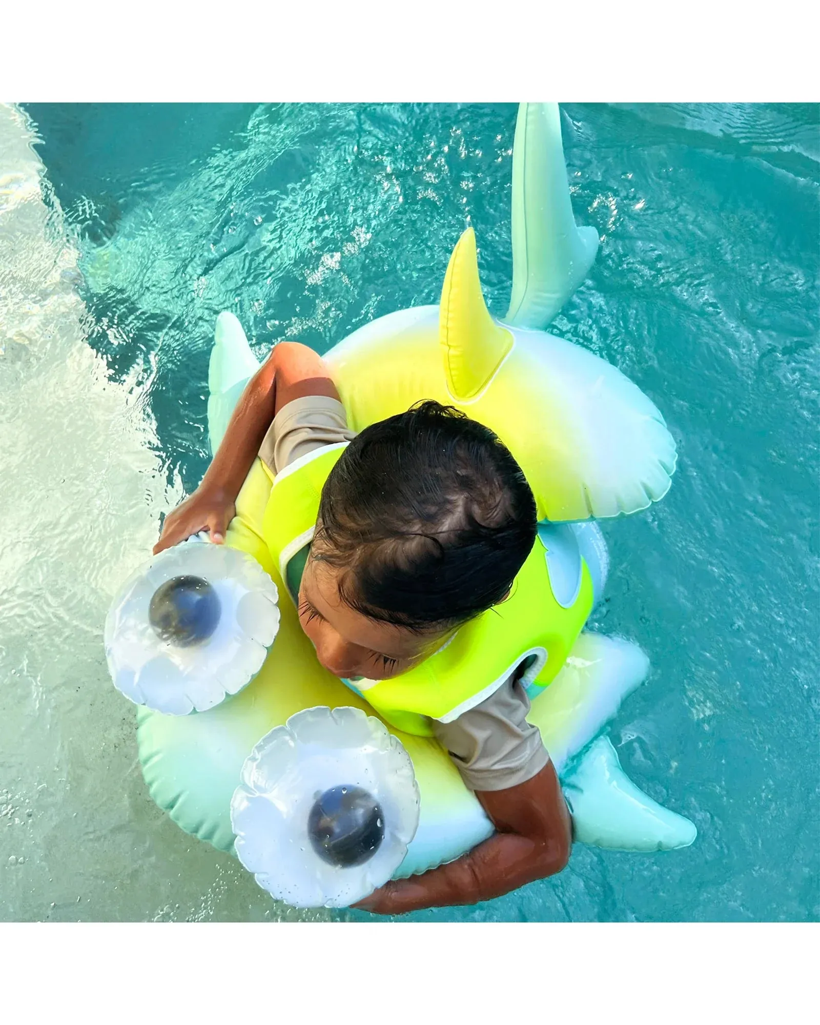 Sunnylife Kids Tube Pool Ring Salty the Shark Multi