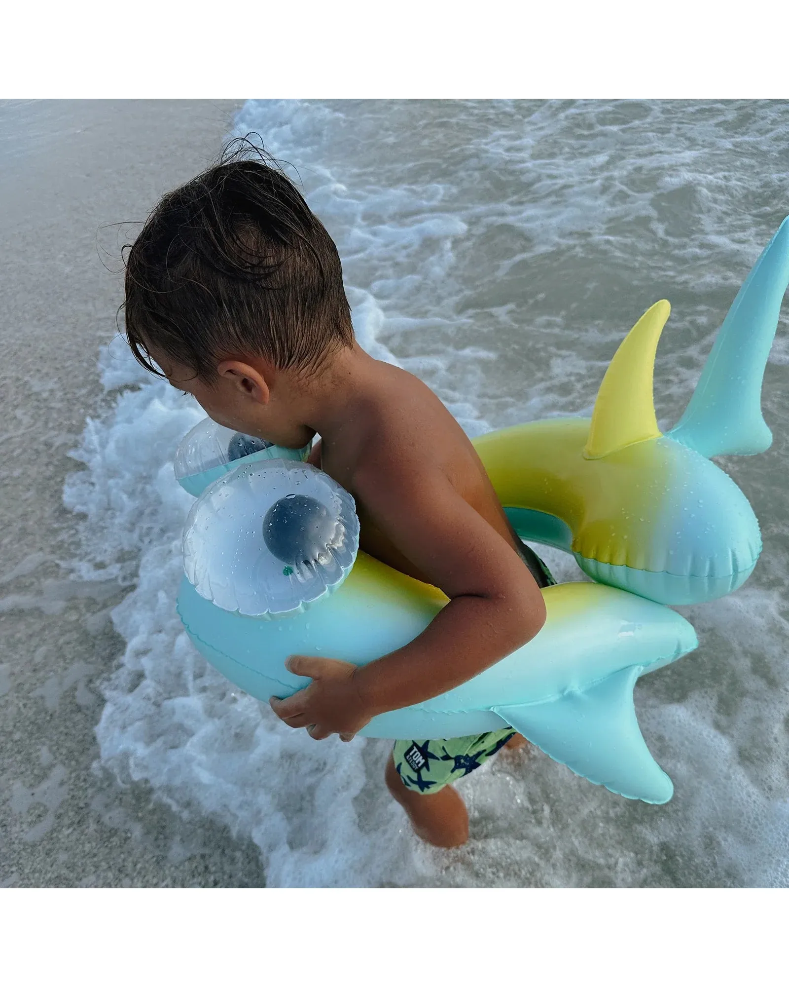 Sunnylife Kids Tube Pool Ring Salty the Shark Multi