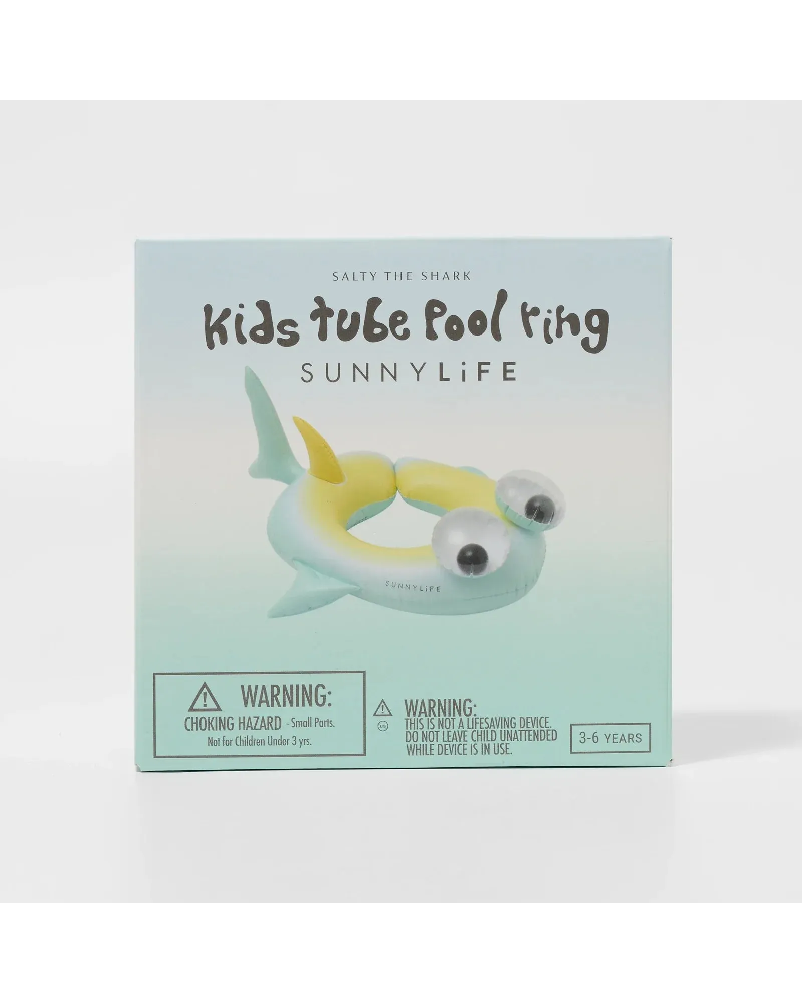 Sunnylife Kids Tube Pool Ring Salty the Shark Multi