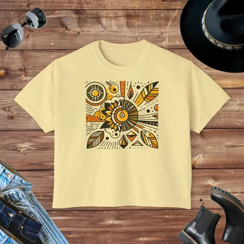 Sunshine Muscle Tee with Flowy Rolled Cuffs