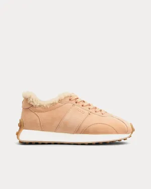 T Vintage Suede Pink Low Top Sneakers