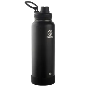 Takeya Actives Insulated Water Bottle 1200 ml Onyx | Buy Takeya Actives Insulated Water Bottle 1200 ml Onyx here | Outnorth