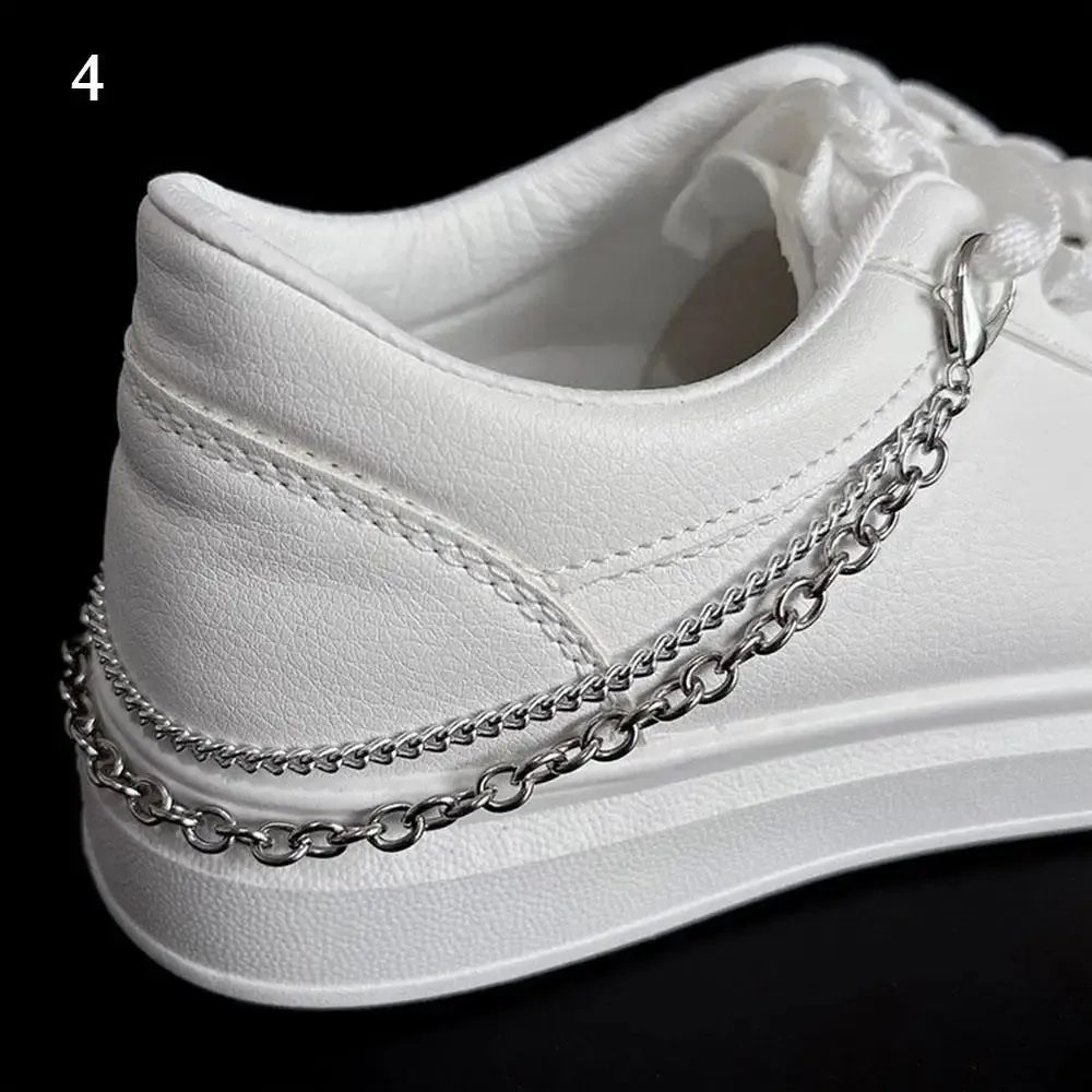 TAVIMART  -  Fashion Shoes Chain Decoration Luxury Rhinestone Chain Canvas Board Shoes Accessories Pearl Heart Star Charm Shoe Buckle Jewelry