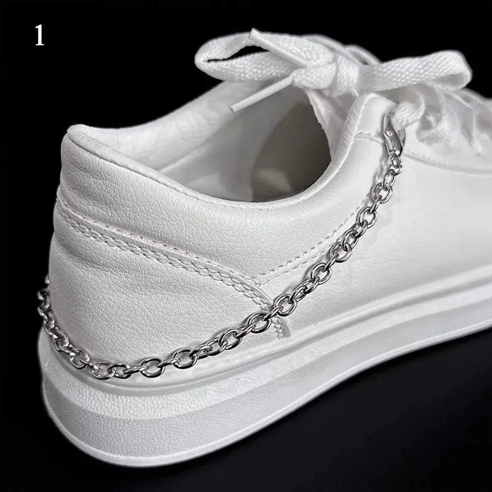 TAVIMART  -  Fashion Shoes Chain Decoration Luxury Rhinestone Chain Canvas Board Shoes Accessories Pearl Heart Star Charm Shoe Buckle Jewelry