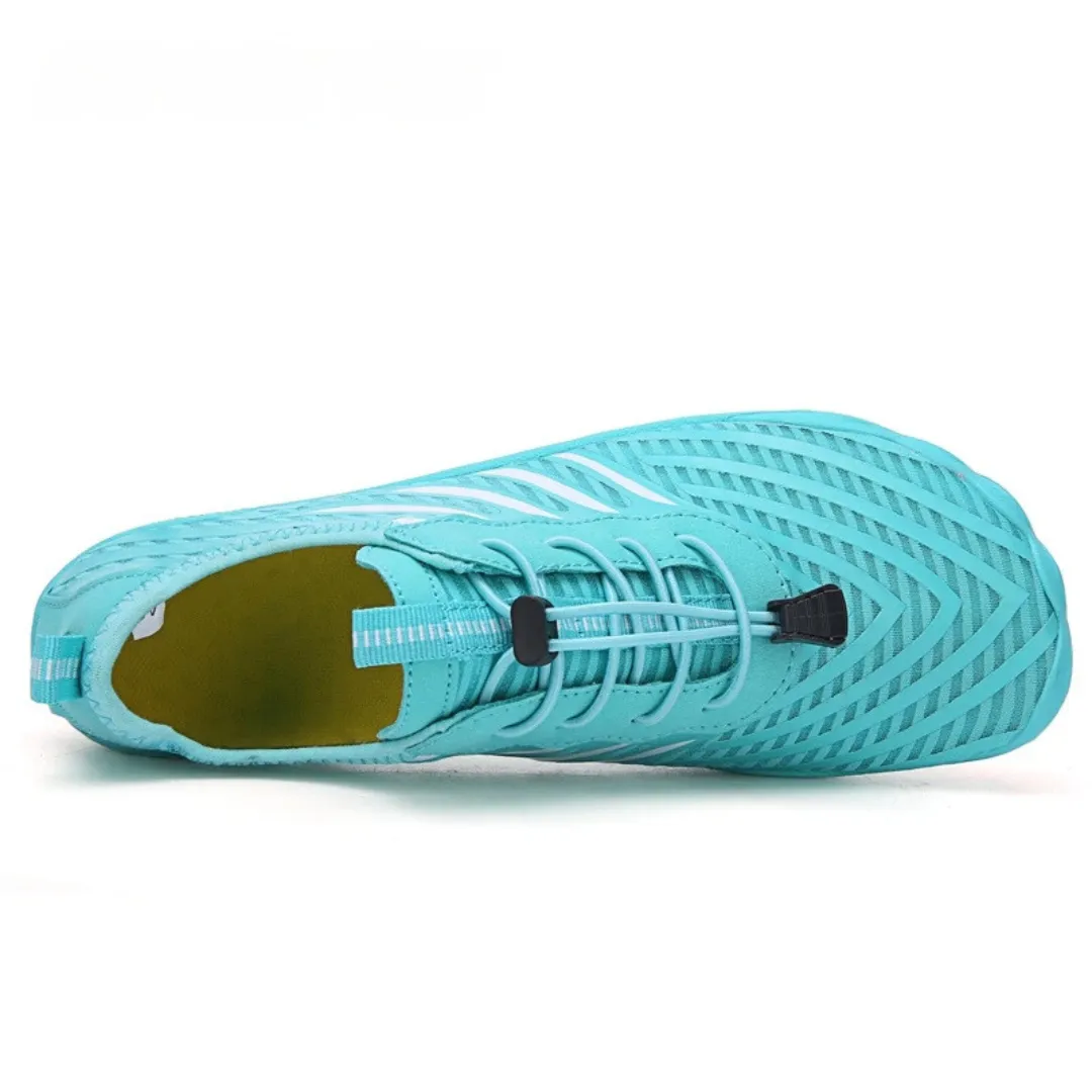 Unisex Cross-Trainer Barefoot Minimalist Shoes - Zero Drop Sole, Wide Toe Box Aqua Shoes for Swim, Beach, and Surf