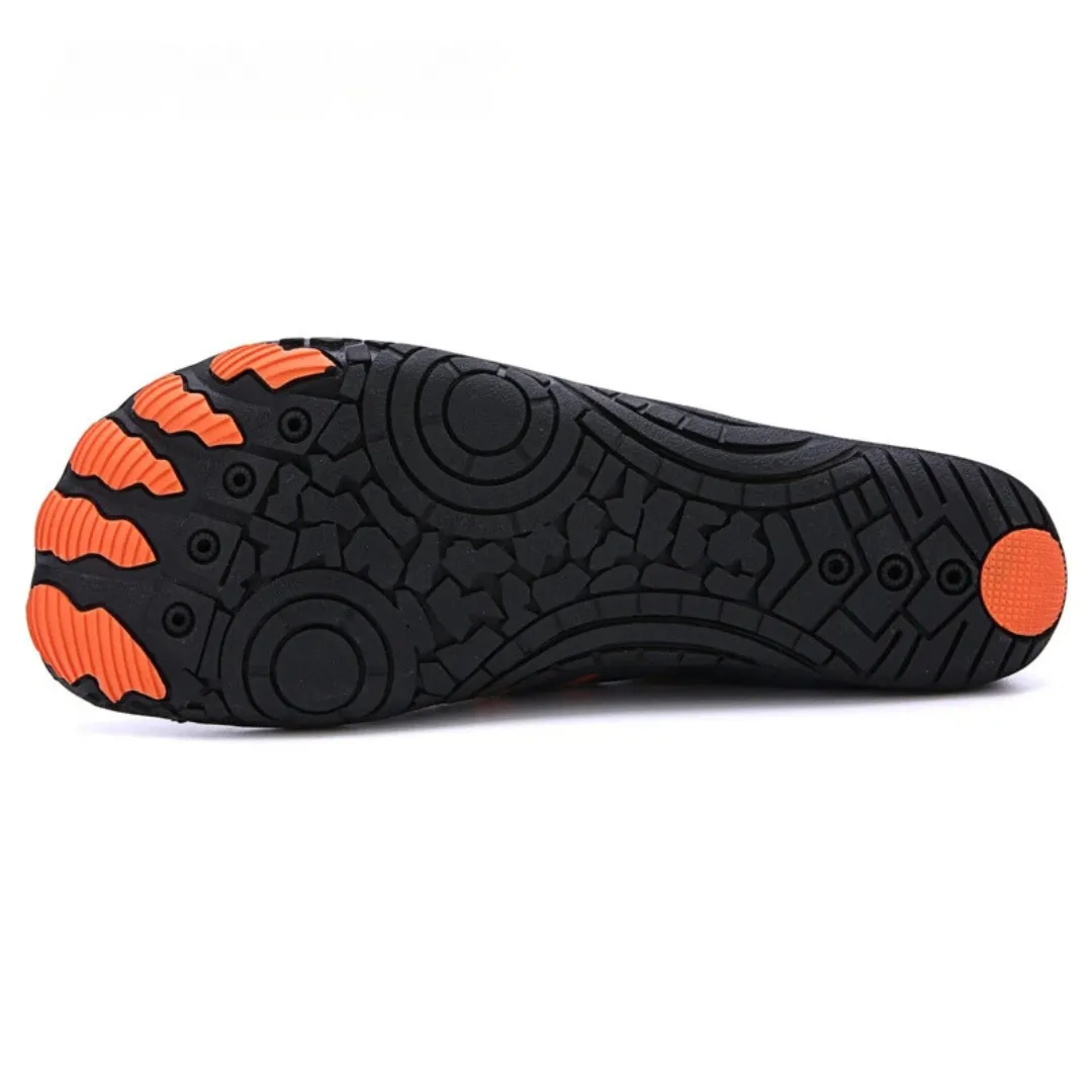 Unisex Cross-Trainer Barefoot Minimalist Shoes - Zero Drop Sole, Wide Toe Box Aqua Shoes for Swim, Beach, and Surf