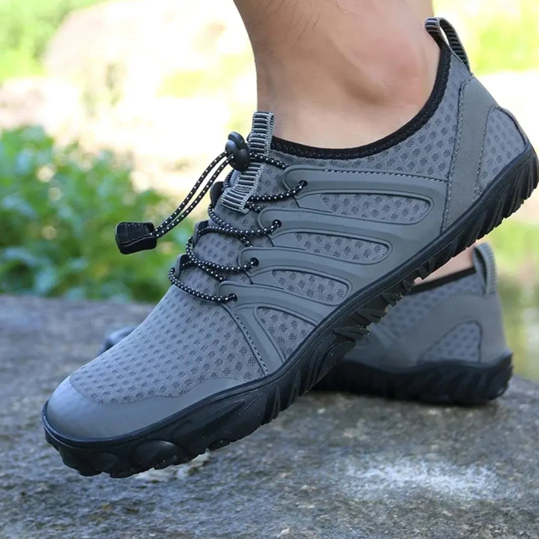 Unisex Cross-Trainer Barefoot Minimalist Shoes - Zero Drop Sole, Wide Toe Box Aqua Shoes for Swim, Beach, and Surf