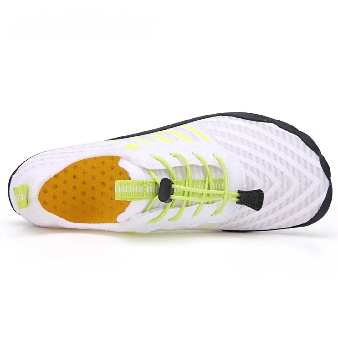 Unisex Cross-Trainer Barefoot Minimalist Shoes - Zero Drop Sole, Wide Toe Box Aqua Shoes for Swim, Beach, and Surf