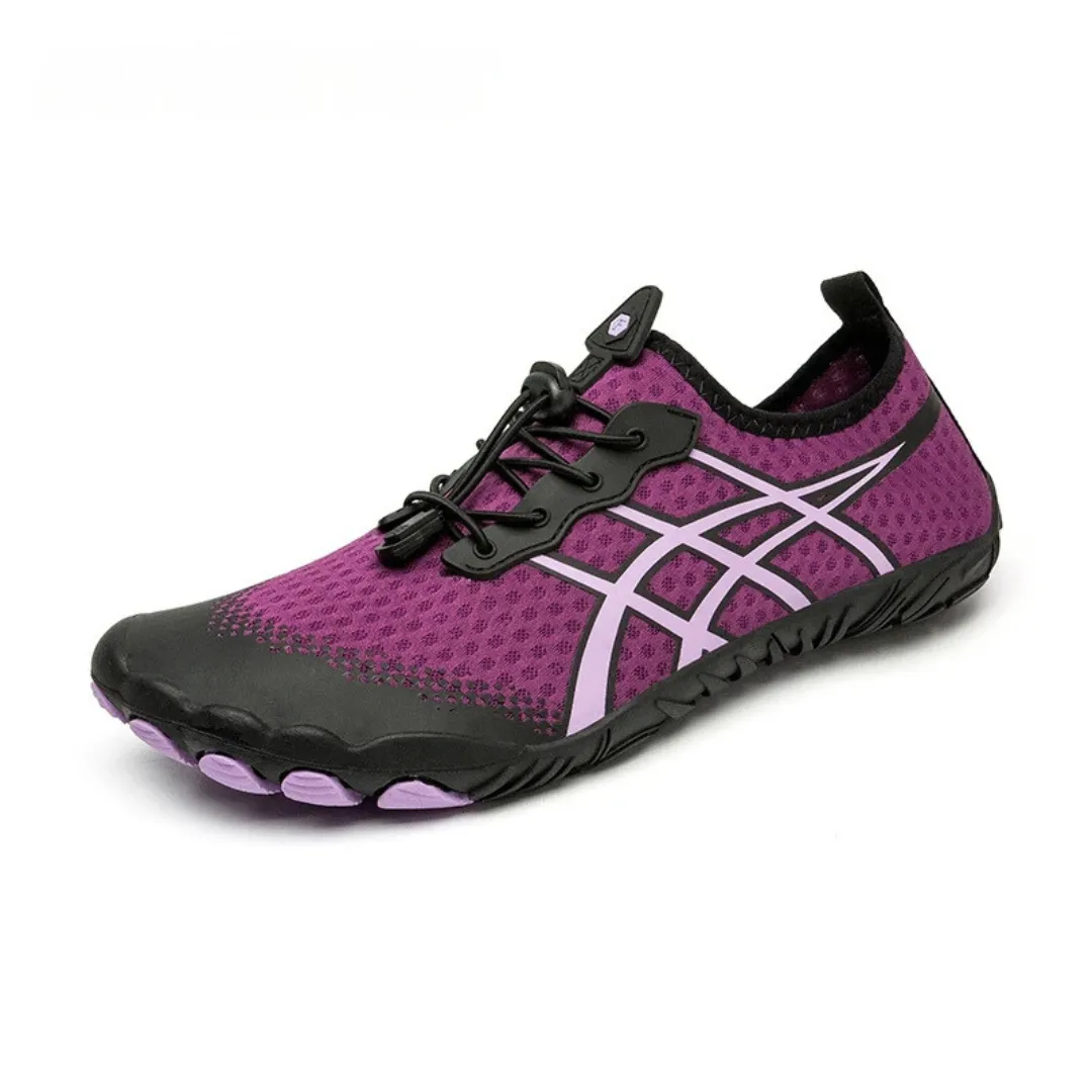 Unisex Cross-Trainer Barefoot Minimalist Shoes - Zero Drop Sole, Wide Toe Box Aqua Shoes for Swim, Beach, and Surf