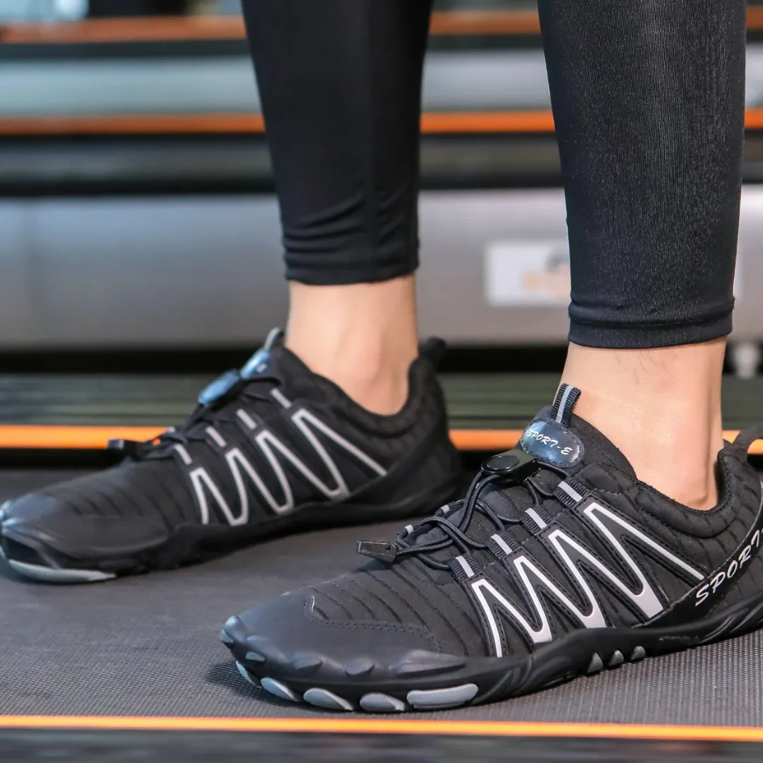 Unisex Cross-Trainer Barefoot Minimalist Shoes - Zero Drop Sole, Wide Toe Box Aqua Shoes for Swim, Beach, and Surf