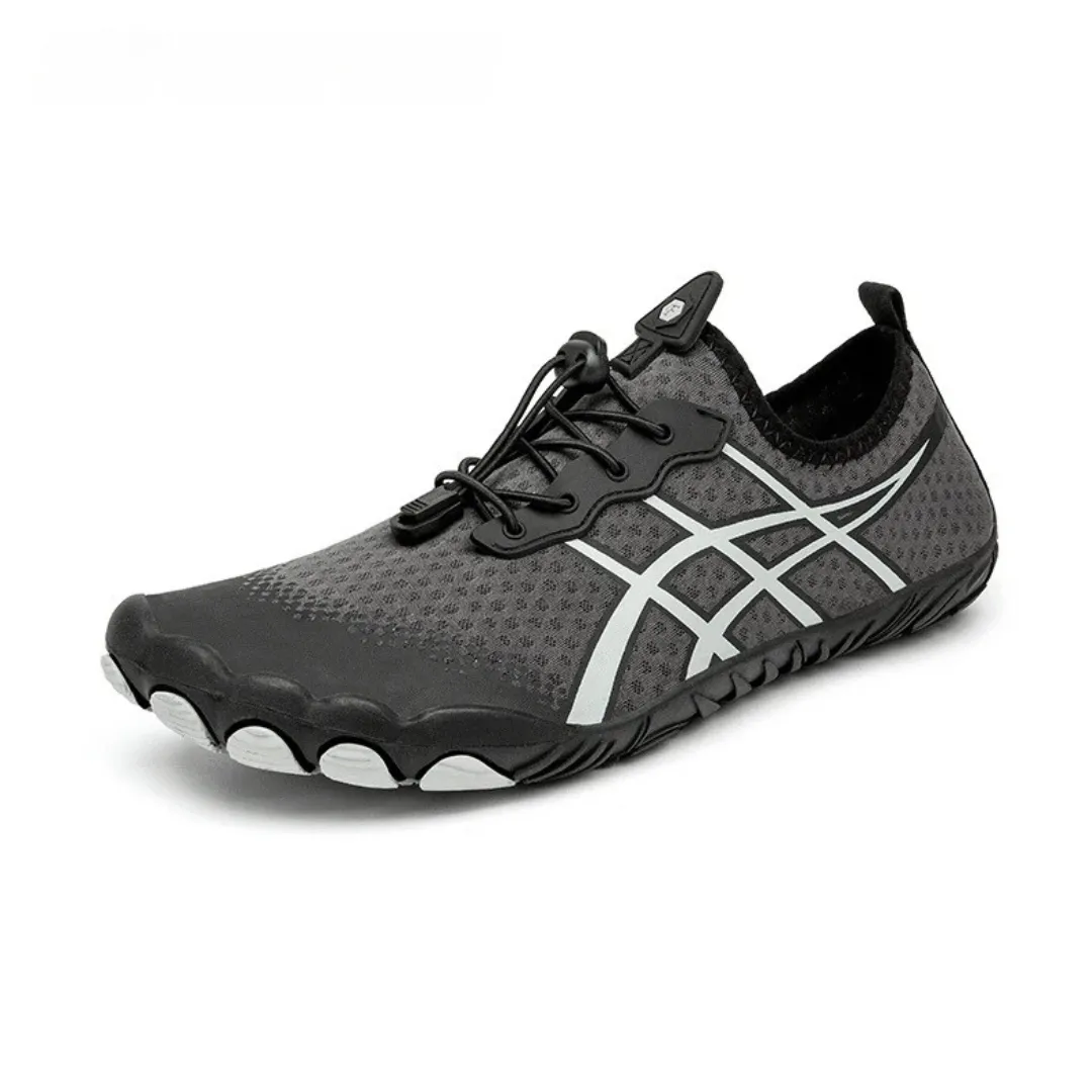 Unisex Cross-Trainer Barefoot Minimalist Shoes - Zero Drop Sole, Wide Toe Box Aqua Shoes for Swim, Beach, and Surf