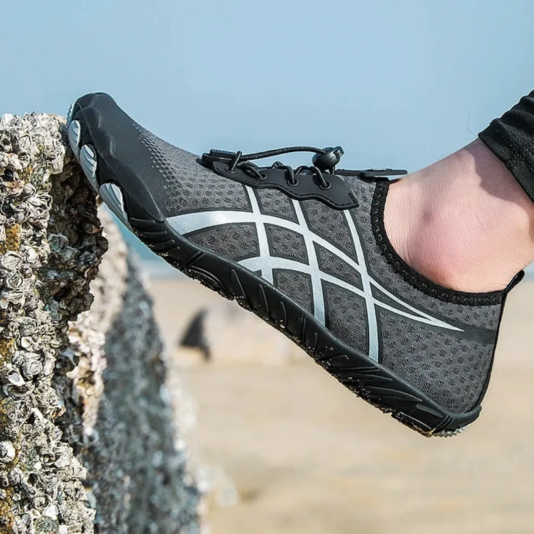 Unisex Cross-Trainer Barefoot Minimalist Shoes - Zero Drop Sole, Wide Toe Box Aqua Shoes for Swim, Beach, and Surf