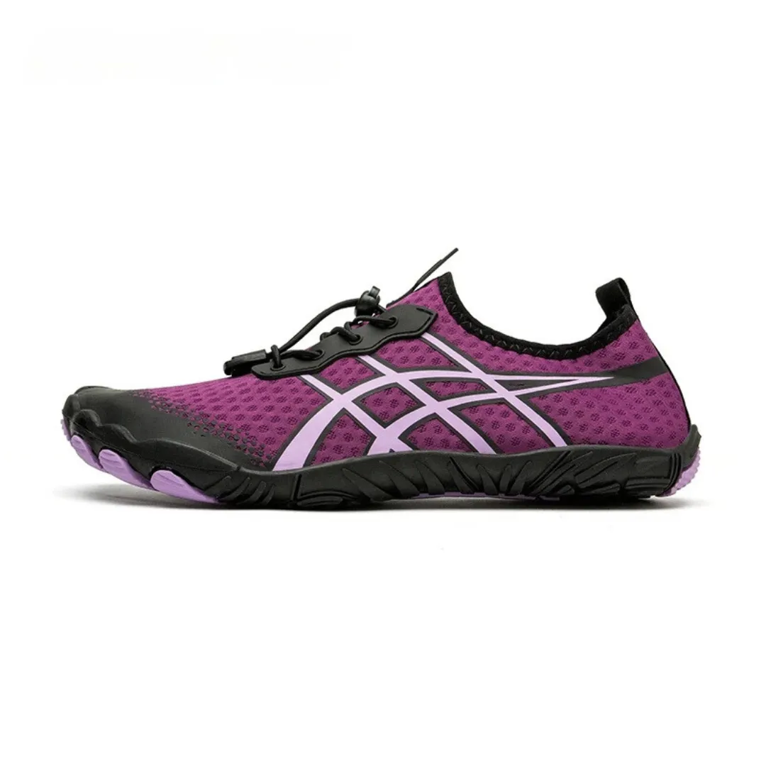 Unisex Cross-Trainer Barefoot Minimalist Shoes - Zero Drop Sole, Wide Toe Box Aqua Shoes for Swim, Beach, and Surf