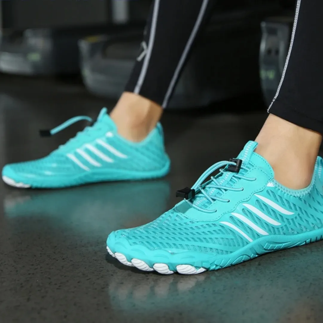 Unisex Cross-Trainer Barefoot Minimalist Shoes - Zero Drop Sole, Wide Toe Box Aqua Shoes for Swim, Beach, and Surf