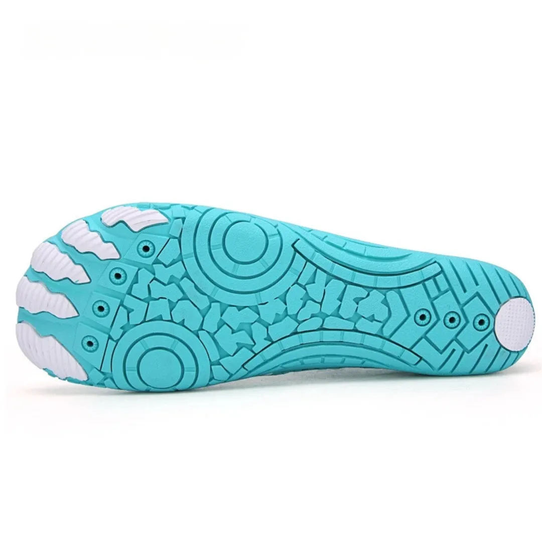 Unisex Cross-Trainer Barefoot Minimalist Shoes - Zero Drop Sole, Wide Toe Box Aqua Shoes for Swim, Beach, and Surf