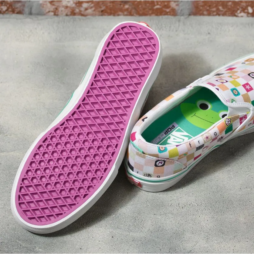 Vans Skate Slip-On LTD Skateboard Shoe - (Frog)White/White