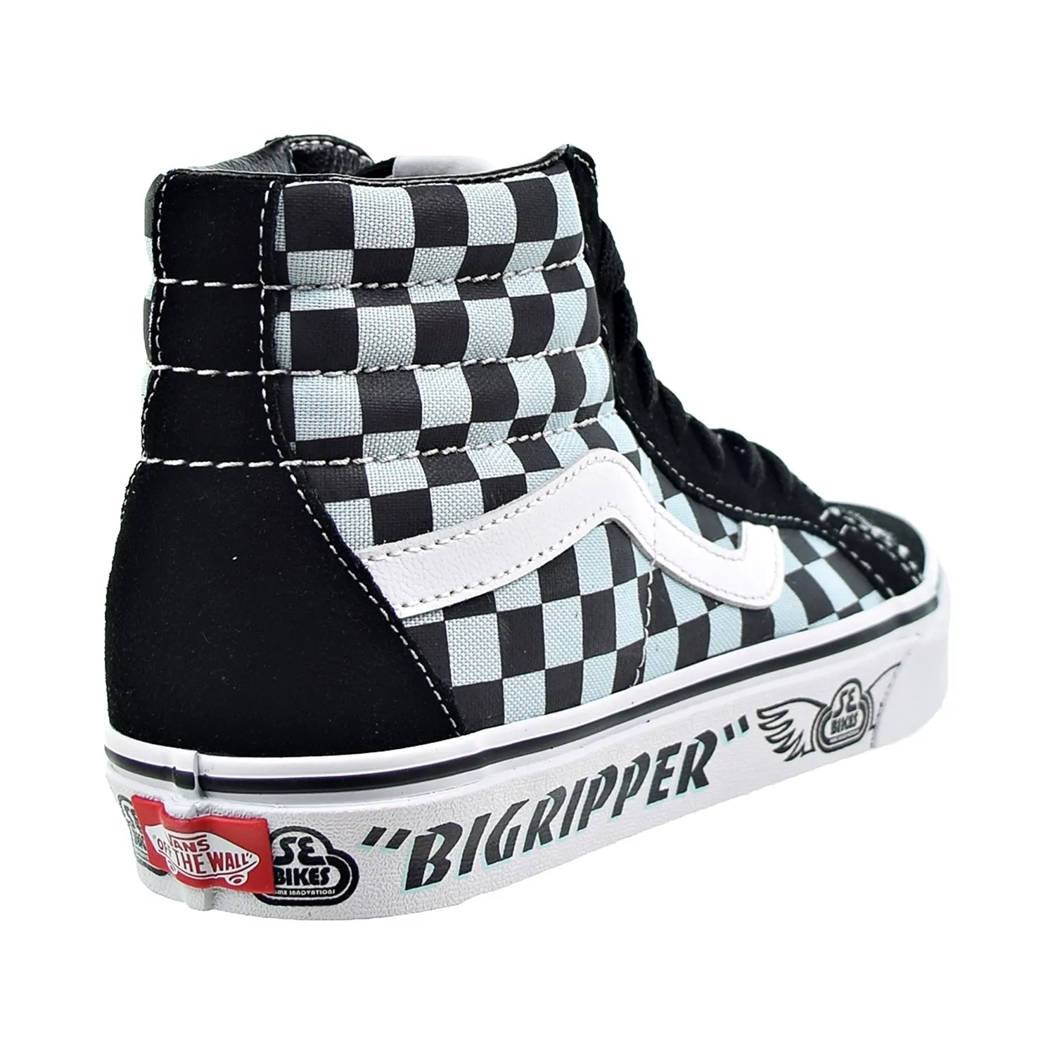 Vans X SE Bikes SK8-Hi Reissue Men's Shoes Black-Plume-Reflective Check