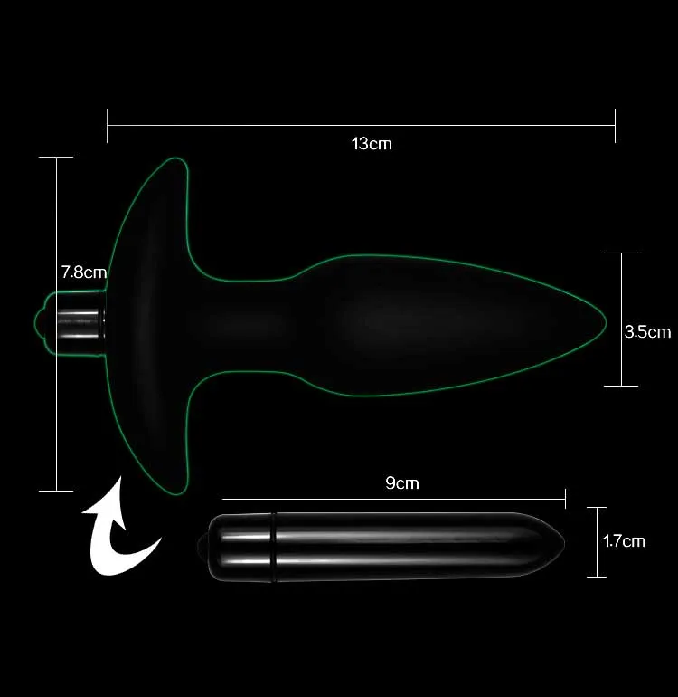 Vibrating Anal Butt Plug