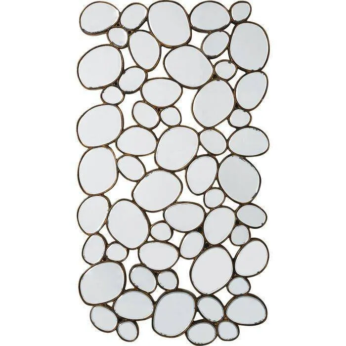 Water Drops Copper Mirror