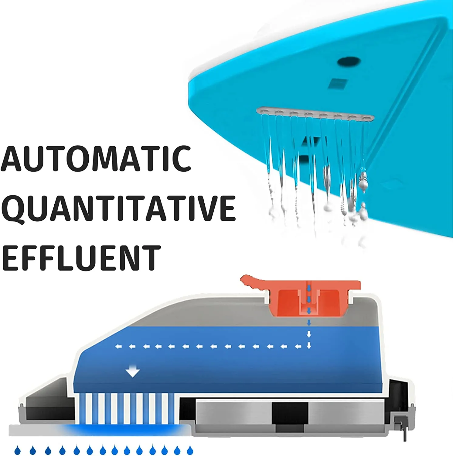Water-filled Magnetic Double Side Glass Cleaning Brush 15-26mm