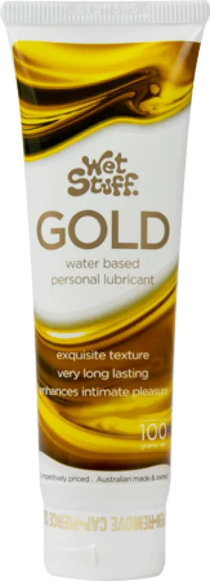 Wet Stuff Gold Water Based Lubricant 100g