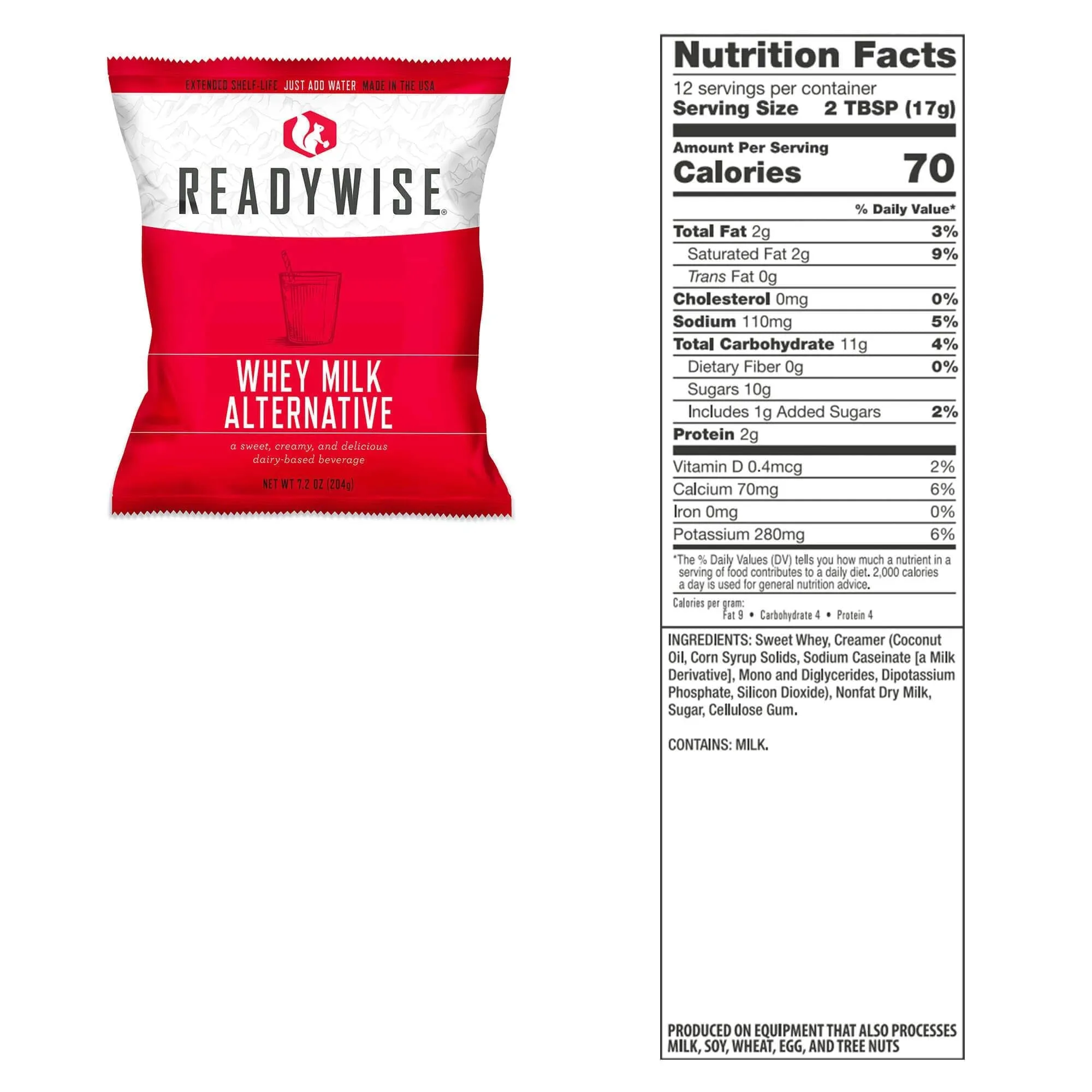 Whey Milk Alternative - 120 Servings