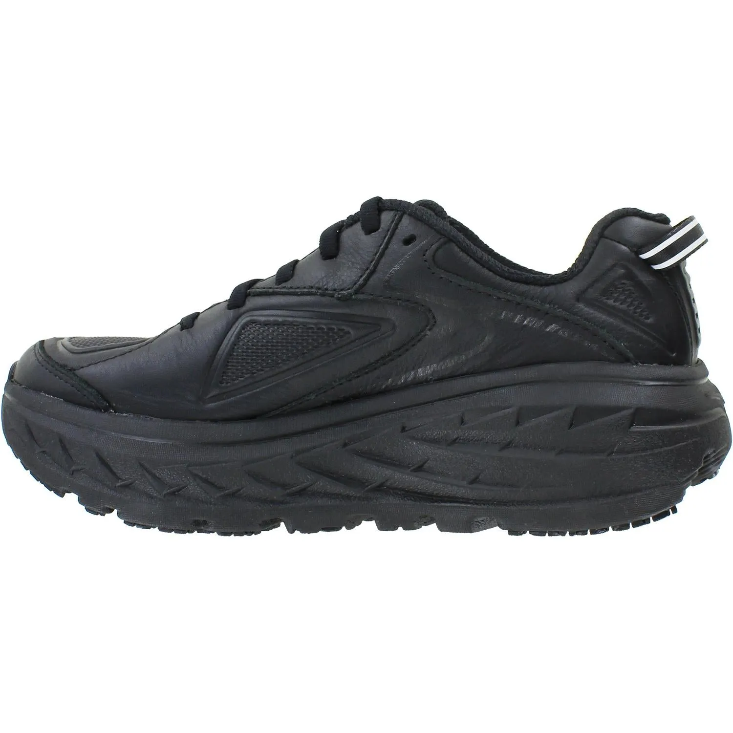 Women's Hoka One One Bondi LTR Black Leather