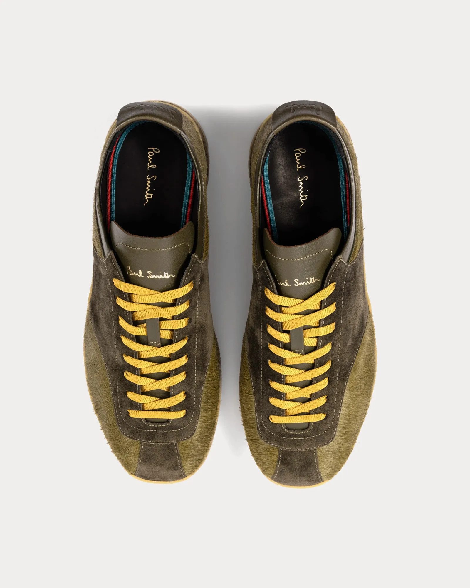 Zephyr Leather Khaki Low Top Sneakers