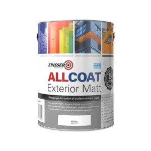 Zinsser AllCoat Water Based Exterior Black Matt